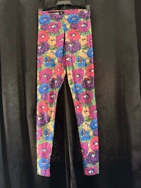BlackMilk Colorful Floral Eyes Leggings